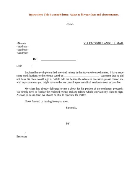 nt letter of release.